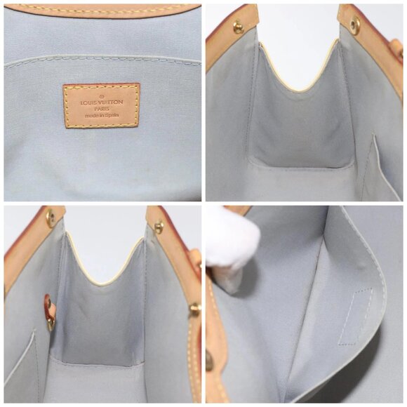 LOUIS VUITTON Monogram Vernis Roxbury Drive Hand Bag Perle - Picture 15 of 16